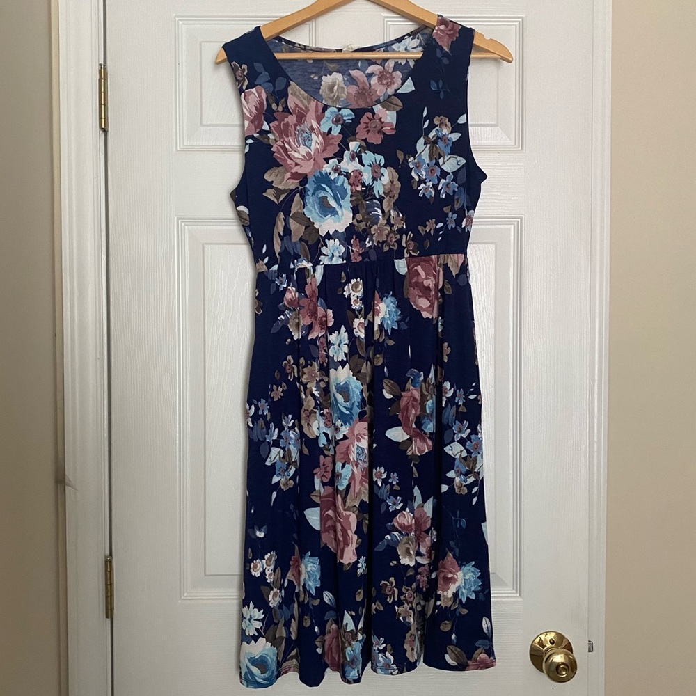 Pinkblush floral dress